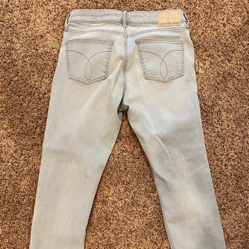 Women’s Calvin Klein light blue jeans